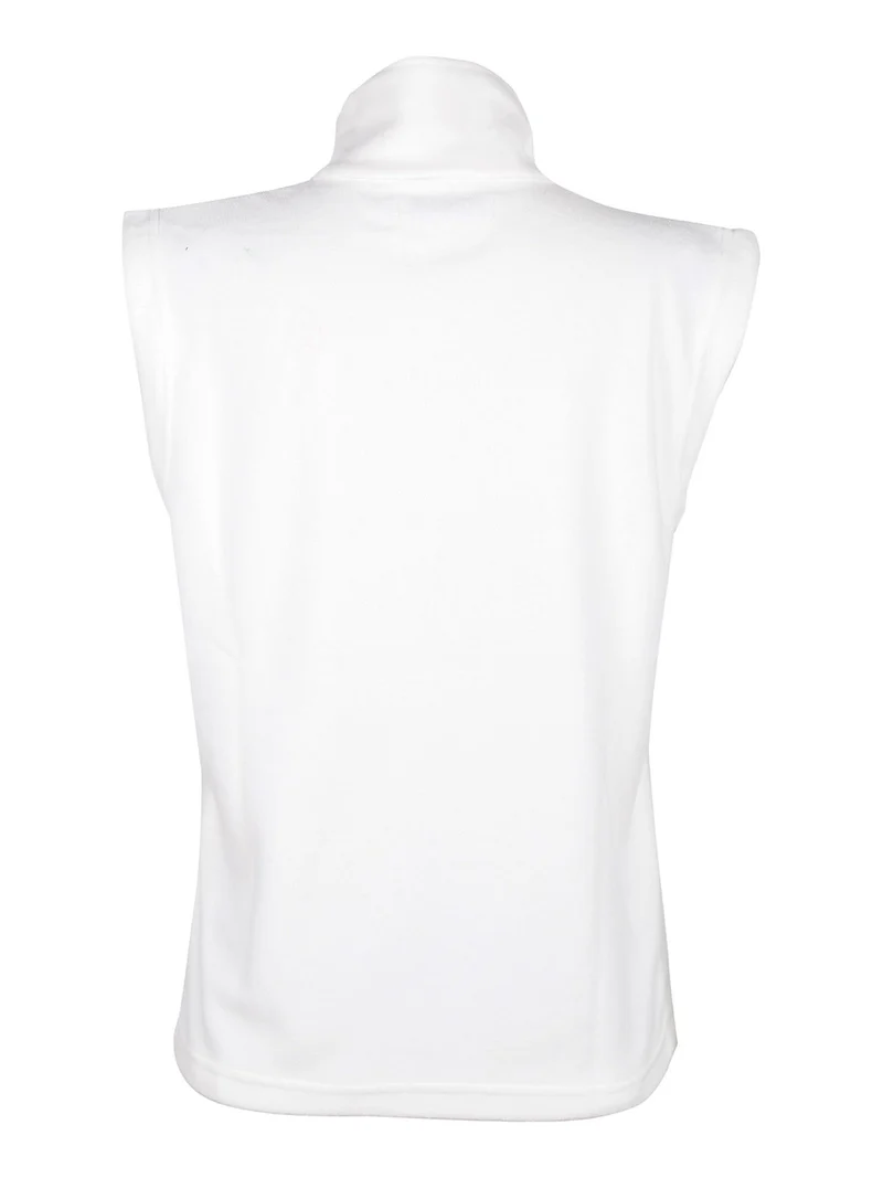Gilet da donna in pile - panna