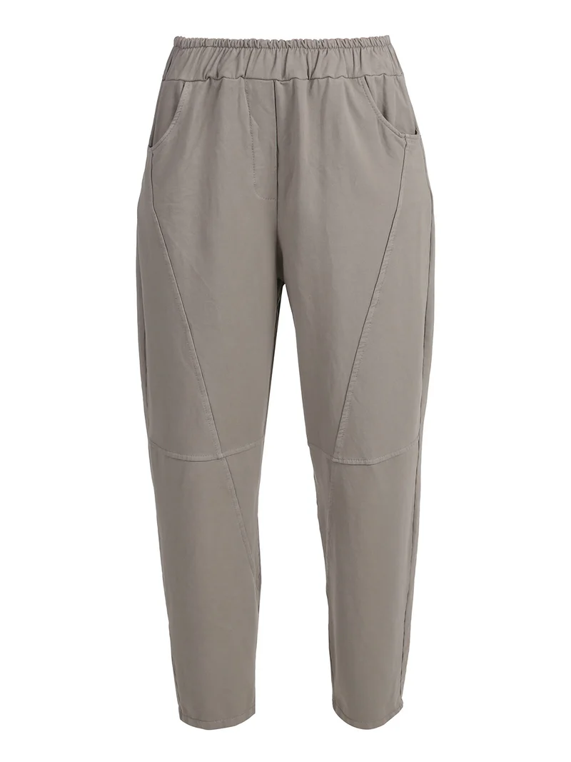 Pantaloni sportivi donna in cotone - fango