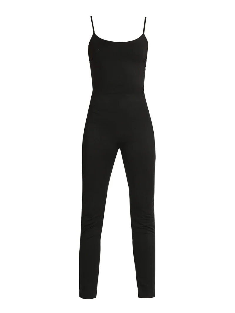Jumpsuit aderente donna - nero