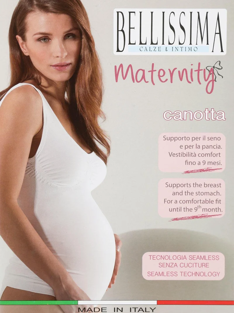 maternity canotta - bianco
