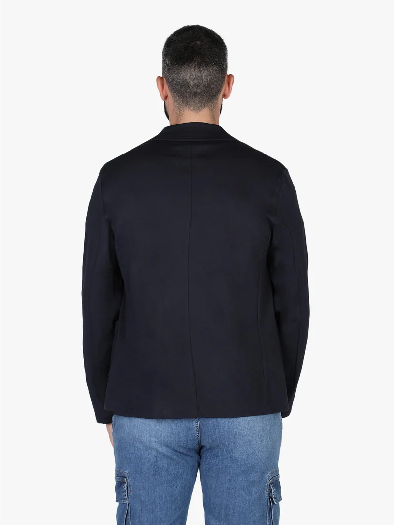 Giacca da uomo a doppiopetto - blu scuro