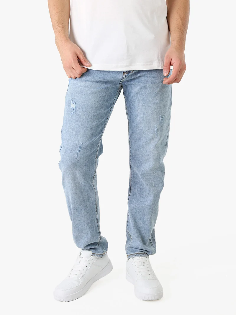 Jeans da uomo regular fit a vita bassa - jeans