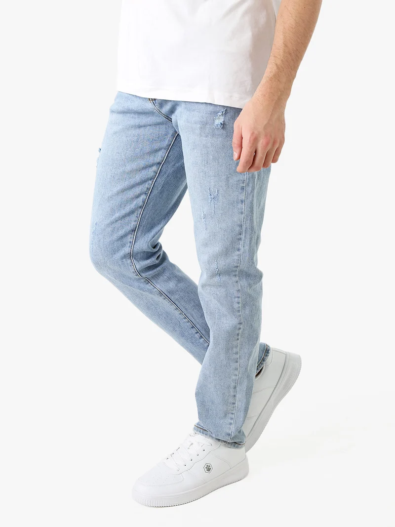 Jeans da uomo regular fit a vita bassa - jeans