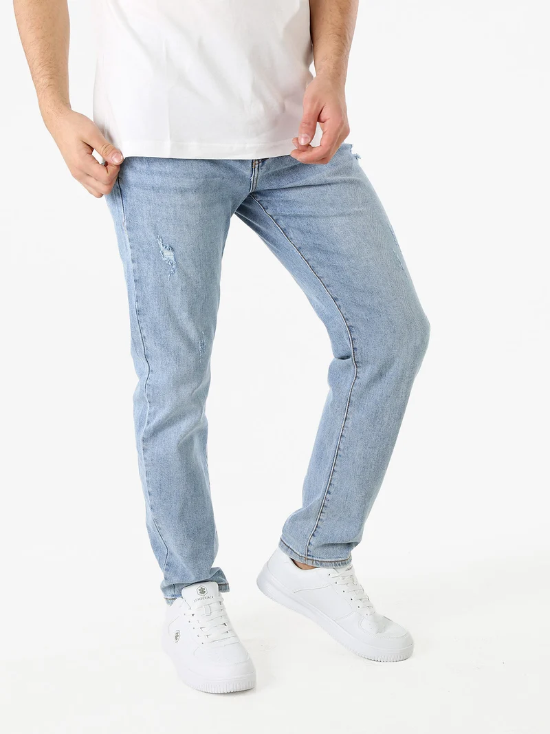 Jeans da uomo regular fit a vita bassa - jeans