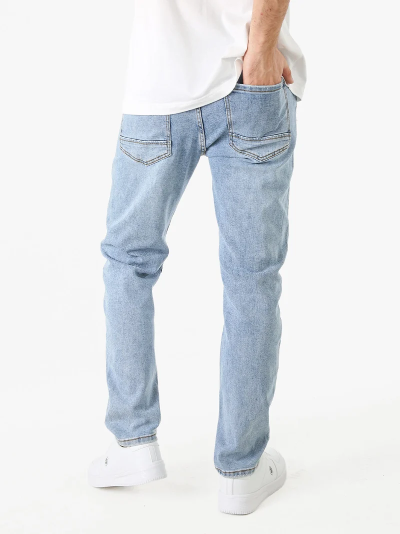 Jeans da uomo regular fit a vita bassa - jeans