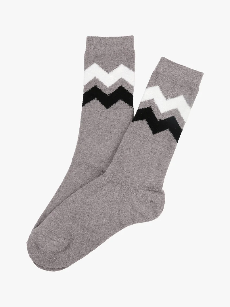 Calze midi donna invernali morbide - grigio