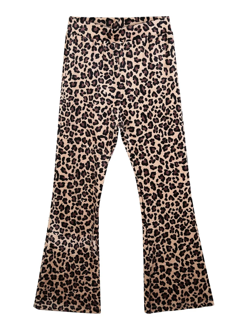 Completo animalier 2 pezzi da bambina - panna