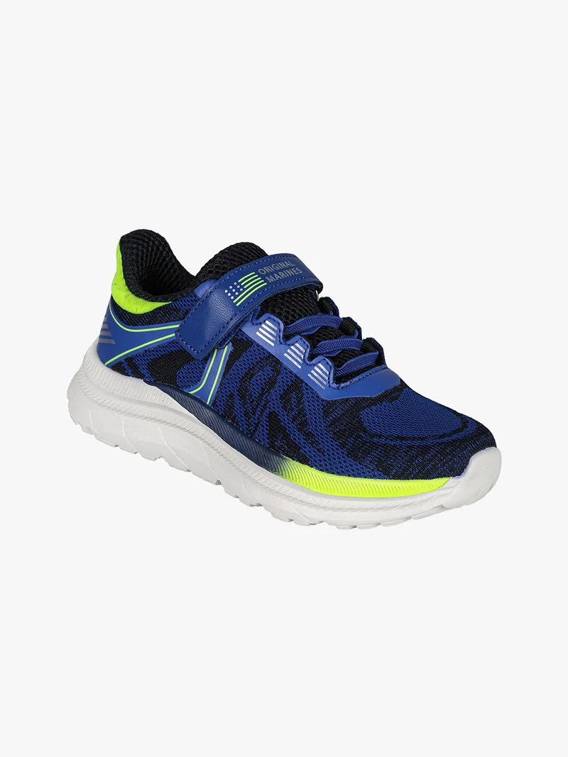 Sneakers sportive da ragazzo con strappo - blu scuro