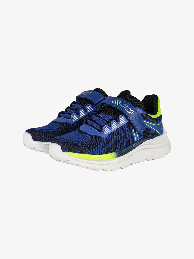 Sneakers sportive da ragazzo con strappo - blu scuro