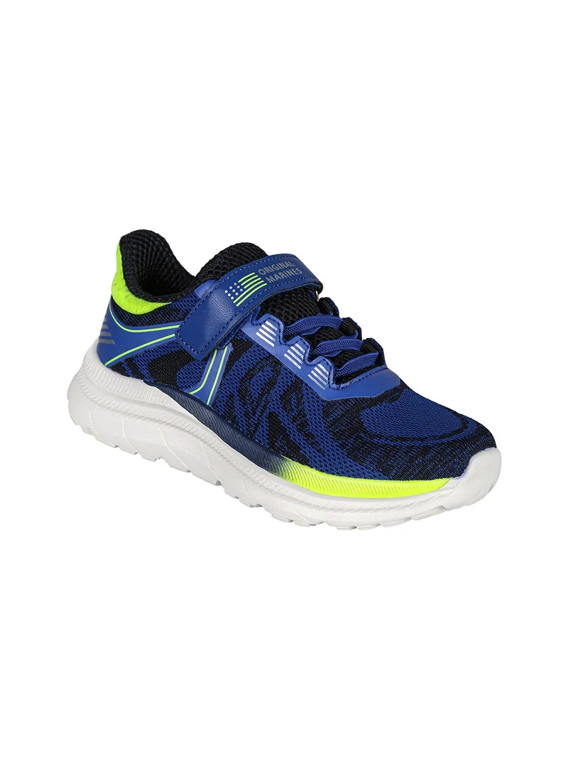 Sneakers sportive da ragazzo con strappo - blu scuro