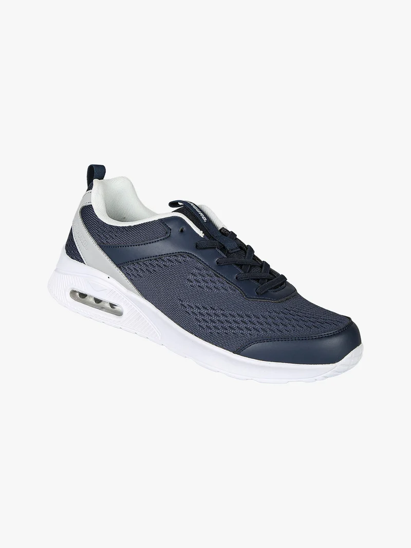 Sneakers sportive da uomo in tessuto con air - blu scuro