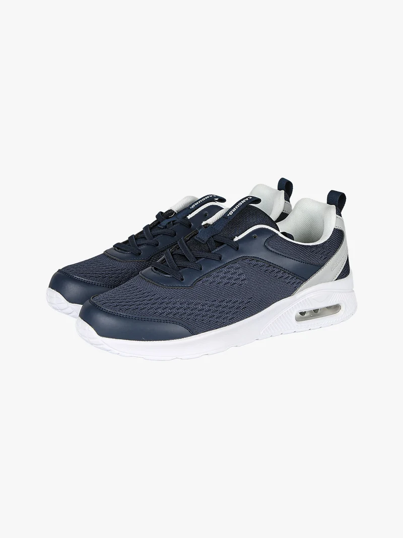 Sneakers sportive da uomo in tessuto con air - blu scuro