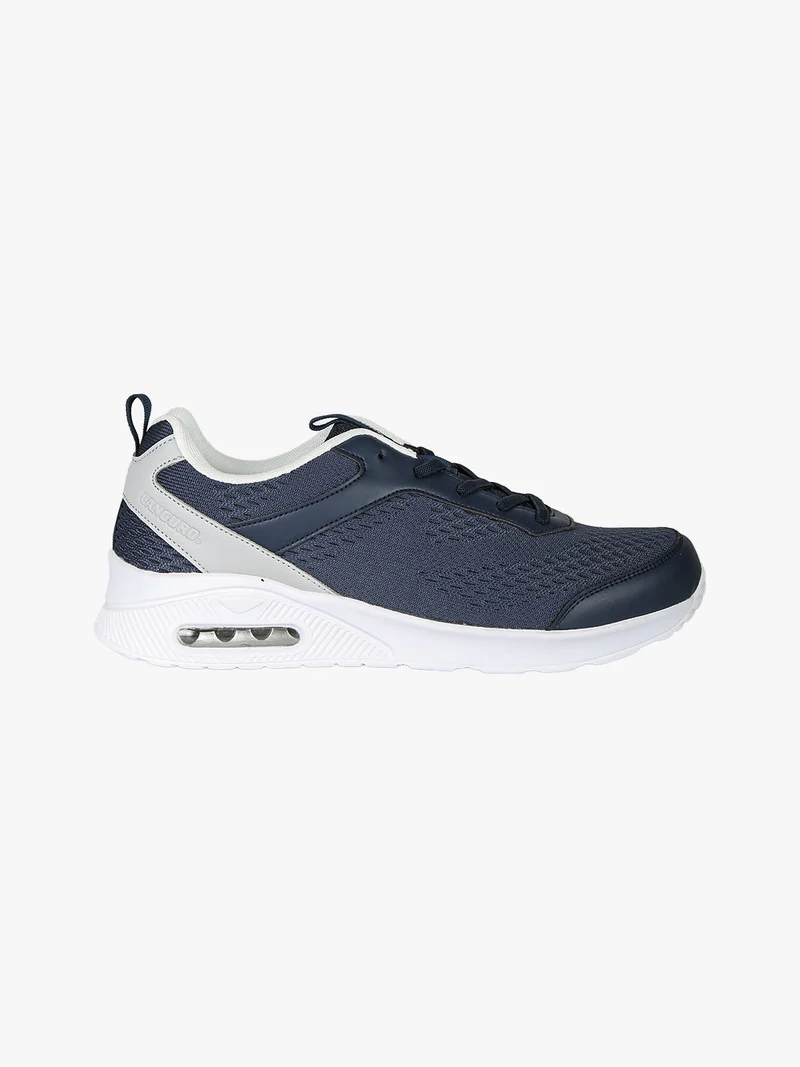 Sneakers sportive da uomo in tessuto con air - blu scuro