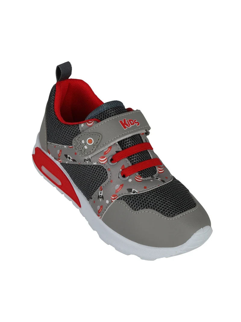Sneakers da bambino con strappo - grigio