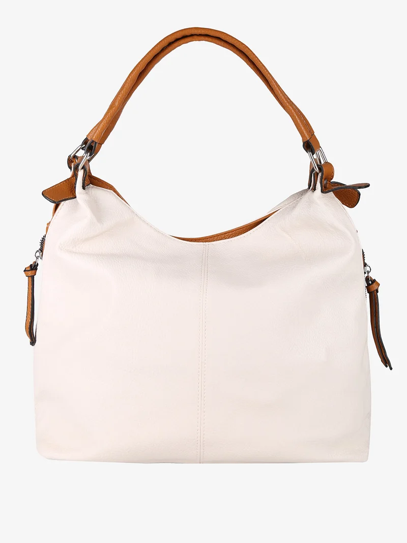 Borsa hobo da donna - panna