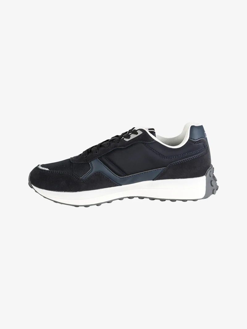 Sneakers basse da uomo stringate - blu scuro