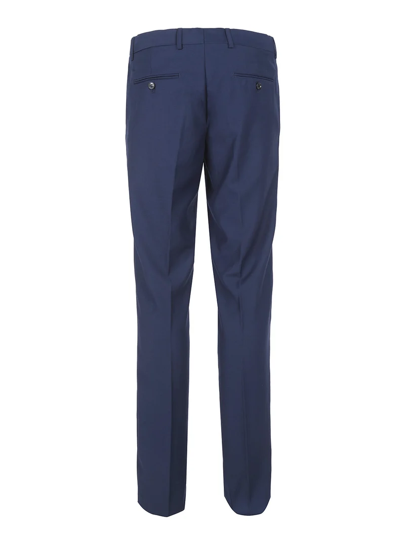 Completo elegante a doppiopetto da uomo - blu scuro