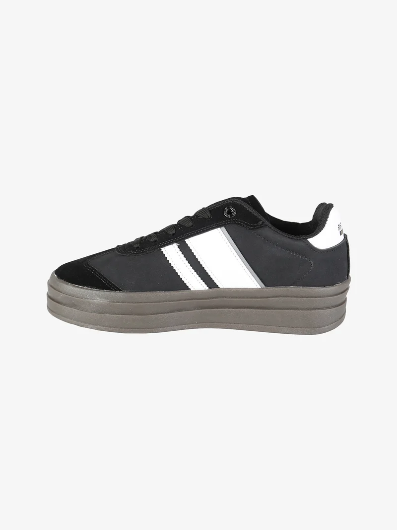 DAYTONA Sneakers donna con platform - nero