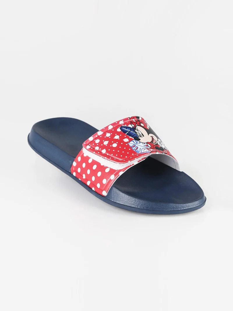 Ciabatte in gomma Minnie con strappo - blu