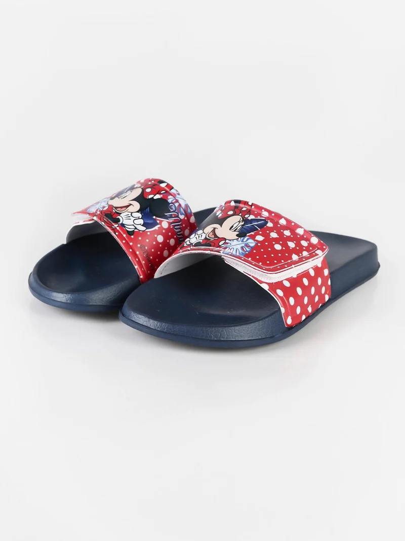Ciabatte in gomma Minnie con strappo - blu