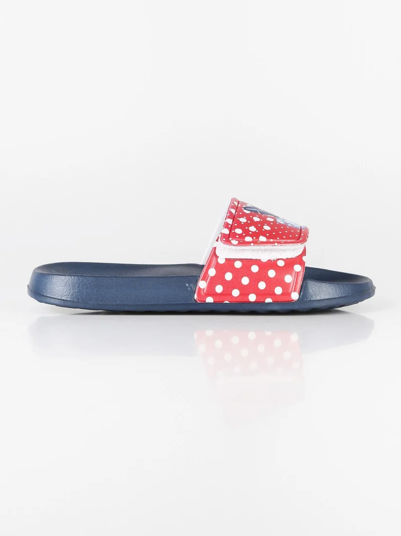 Ciabatte in gomma Minnie con strappo - blu