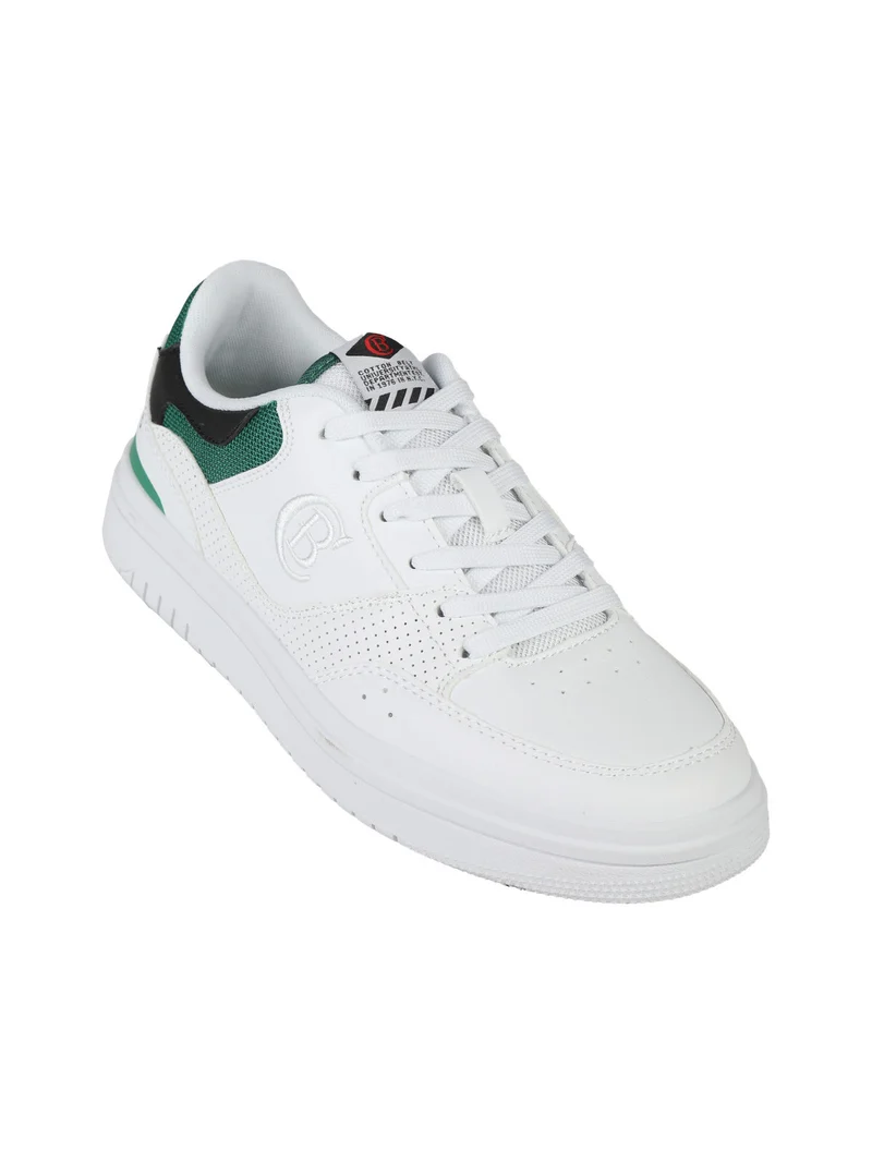 Sneakers basse da uomo stringate - bianco
