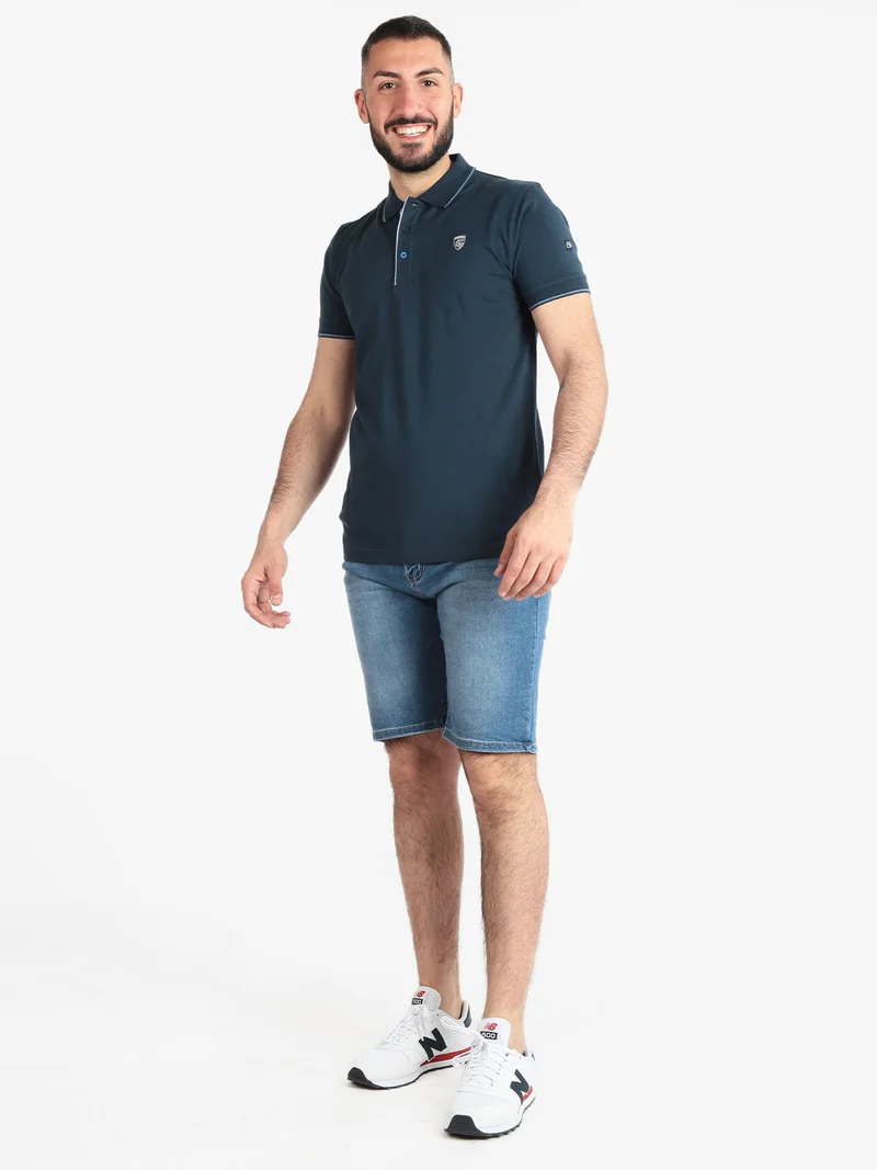 Bermuda elasticizzato in jeans da uomo - jeans