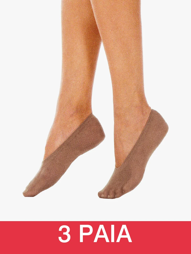sottopiede in nylon CONFEZIONE 3 PAIA - miele