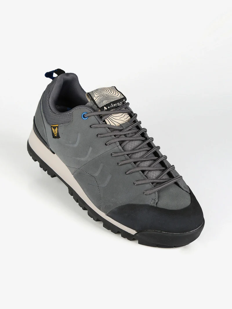 Sneakers da uomo in pelle scamosciata - grigio