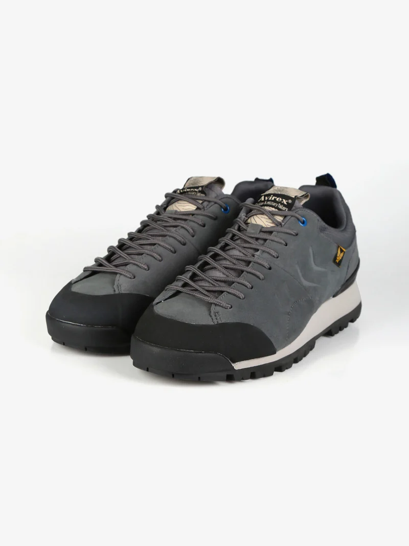 Sneakers da uomo in pelle scamosciata - grigio