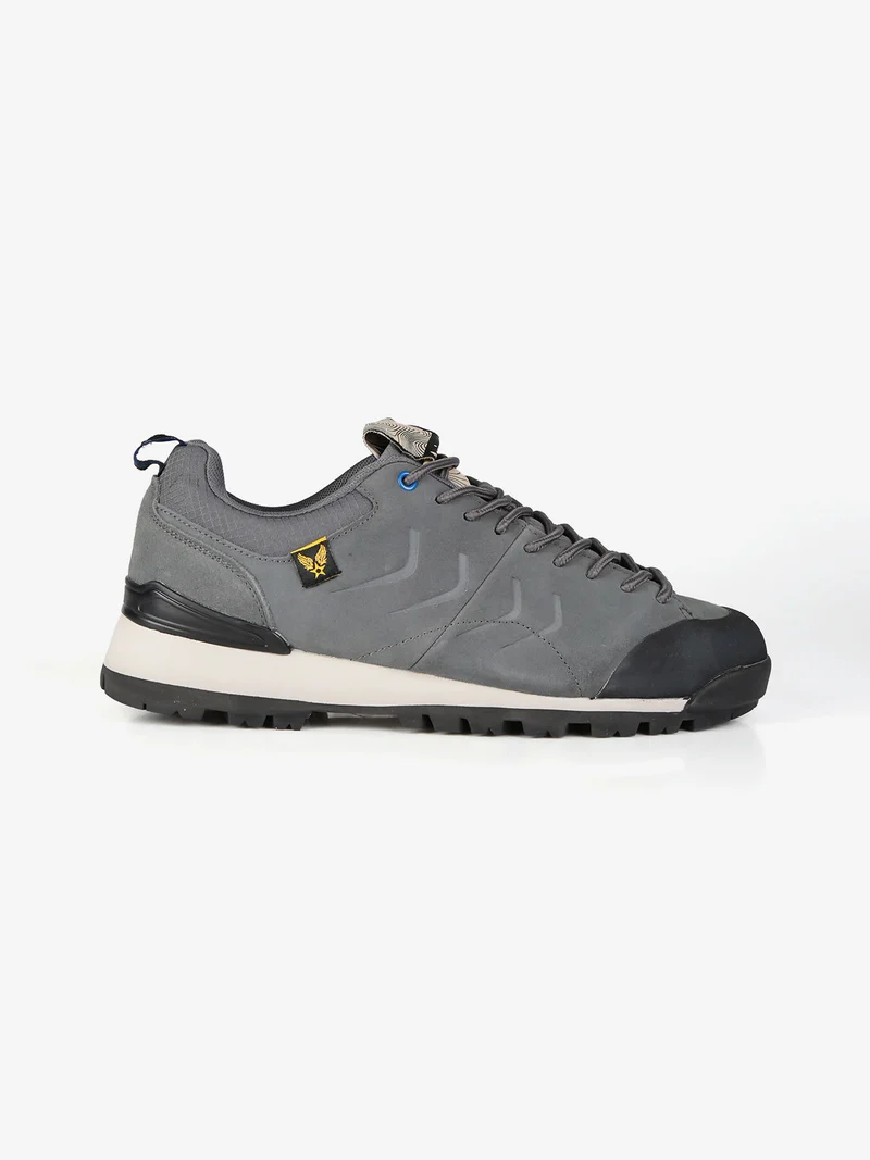 Sneakers da uomo in pelle scamosciata - grigio