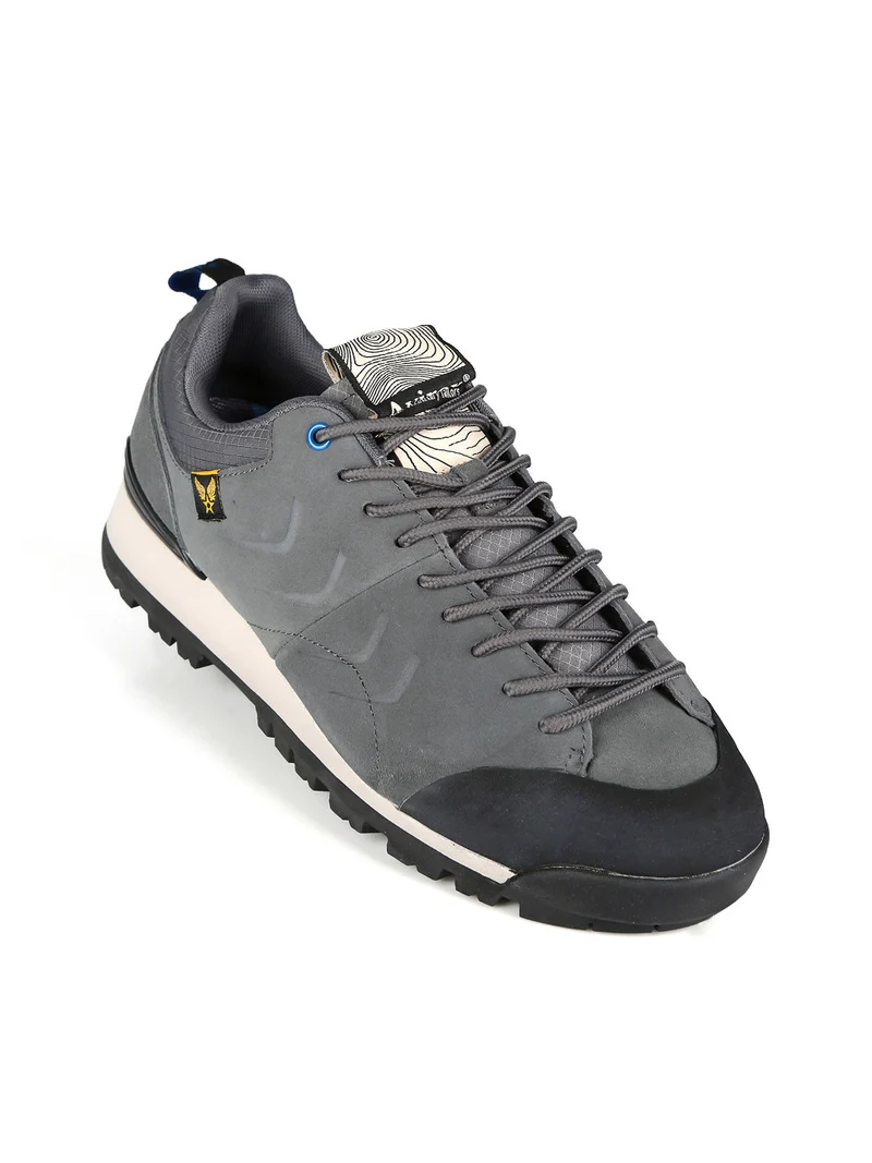 Sneakers da uomo in pelle scamosciata - grigio