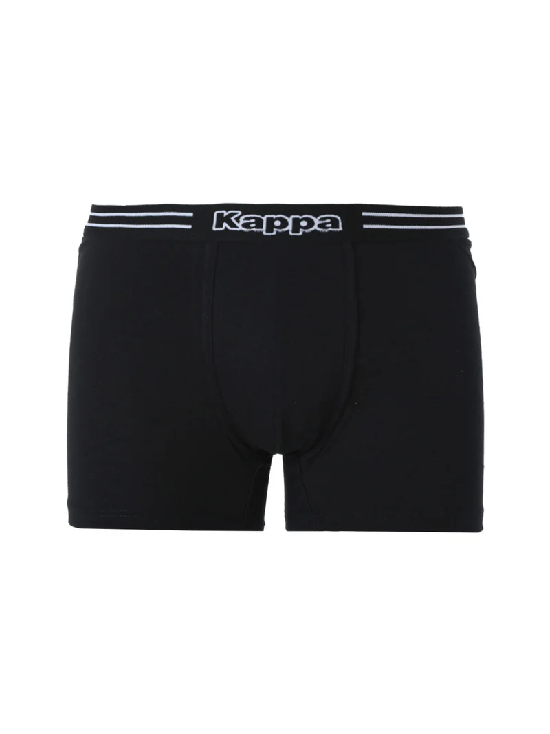 Boxer da uomo in cotone elasticizzato - nero
