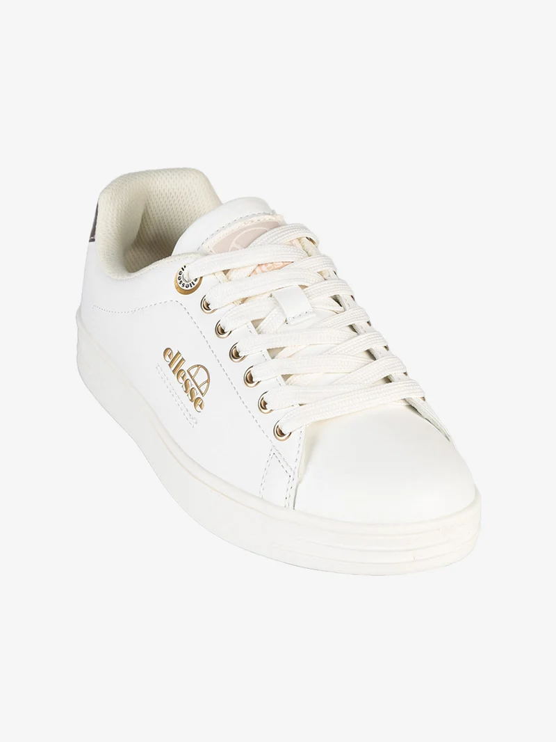 Sneakers basse da donna stringate - panna