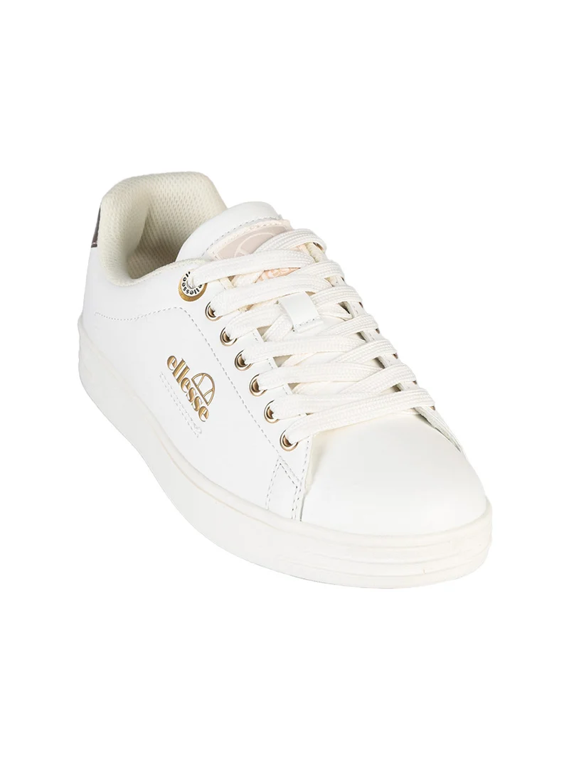Sneakers basse da donna stringate - panna