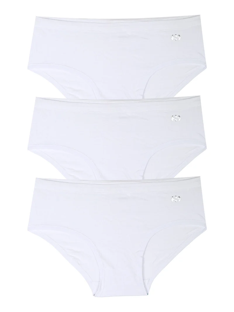 Confezione da 3 slip comfort donna - bianco
