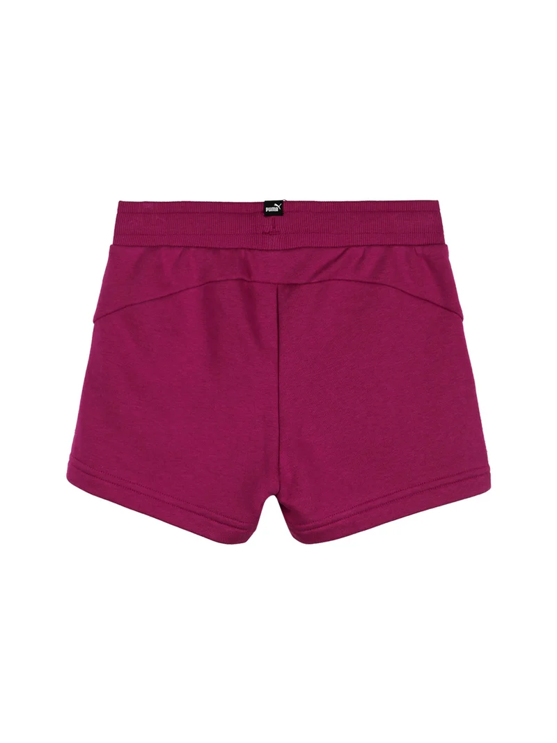 Completo sportivo corto da bambina in cotone - rosa