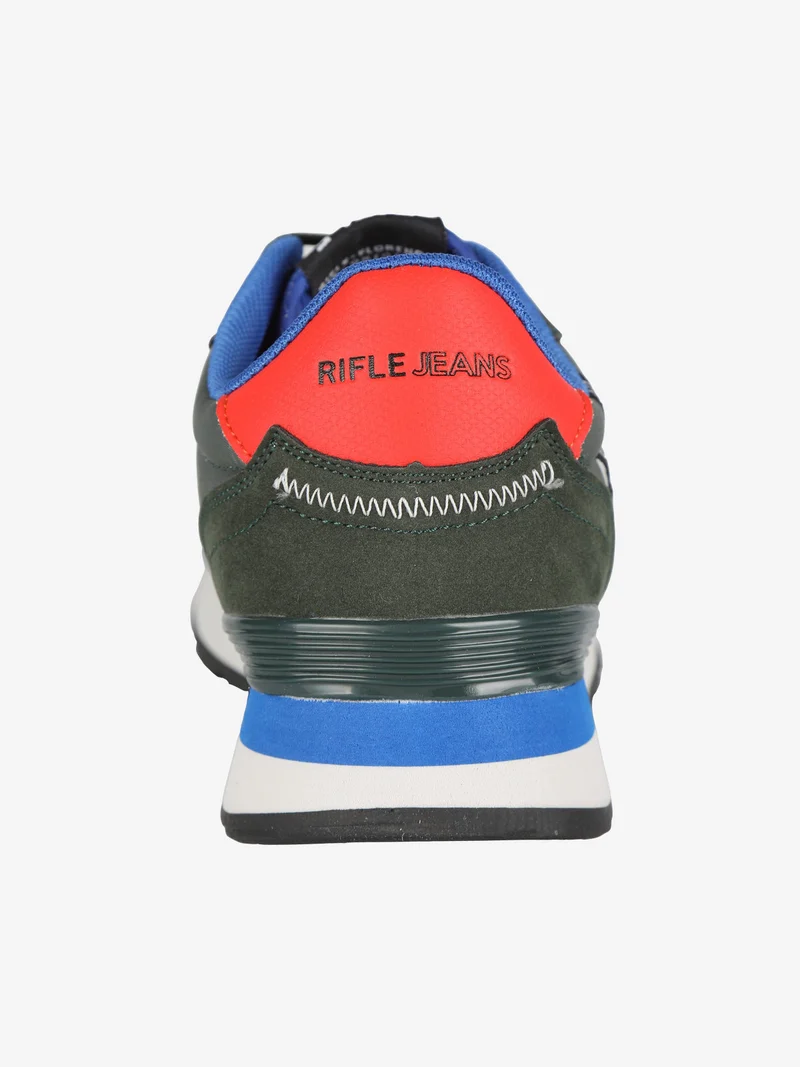 Sneakers stringate da uomo - verde