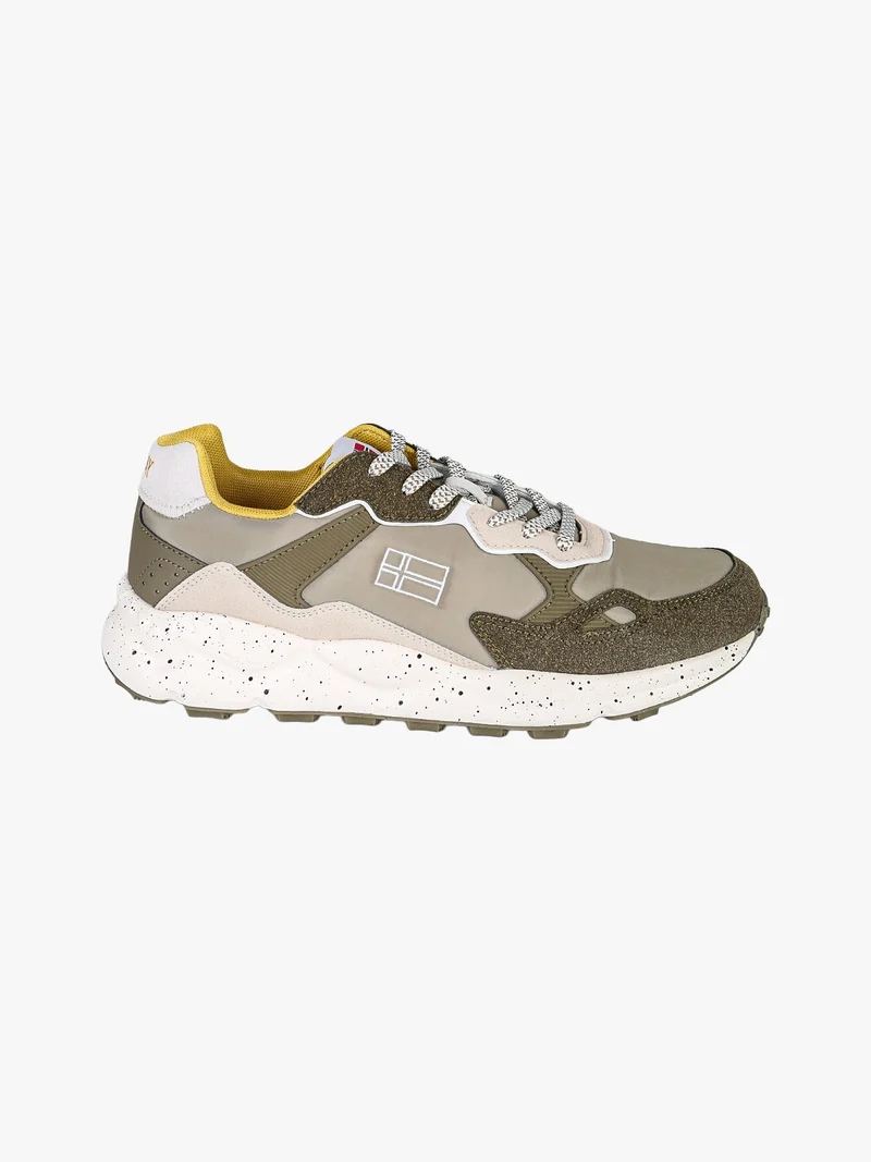 Sneakers stringate da uomo - pistacchio
