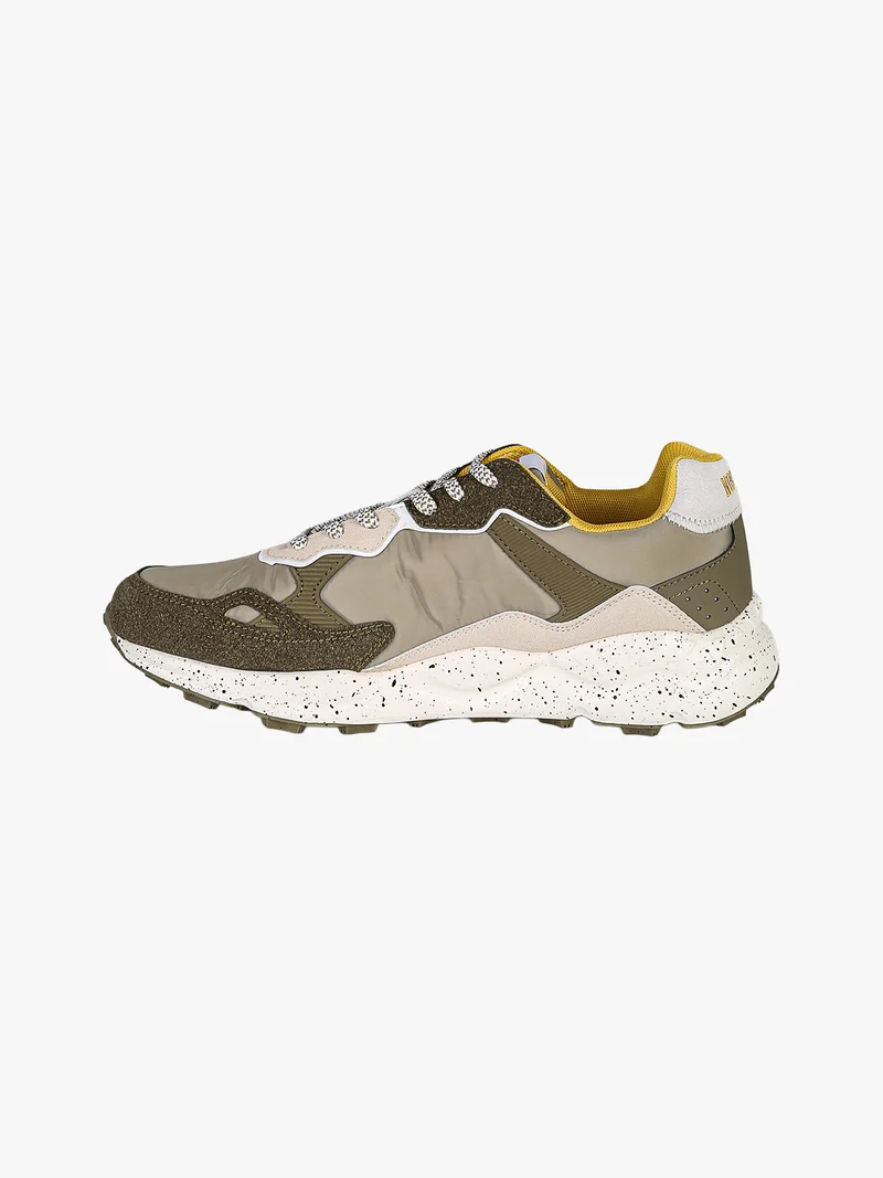 Sneakers stringate da uomo - pistacchio