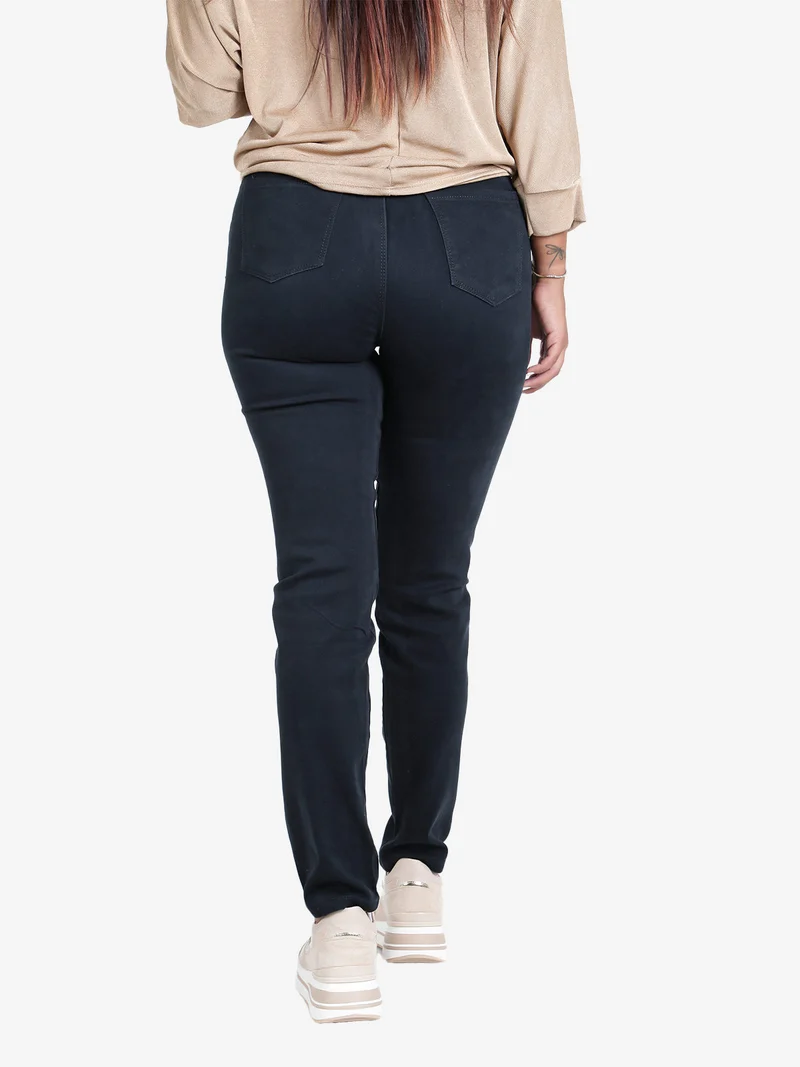 Pantaloni donna regular fit - blu scuro