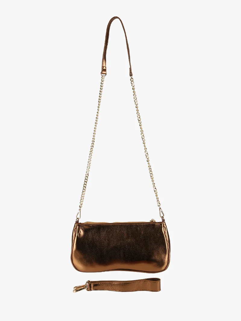 Borsa donna con intrecci - oro