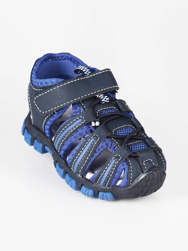 Sandali chiusi bambino con strappo - blu scuro