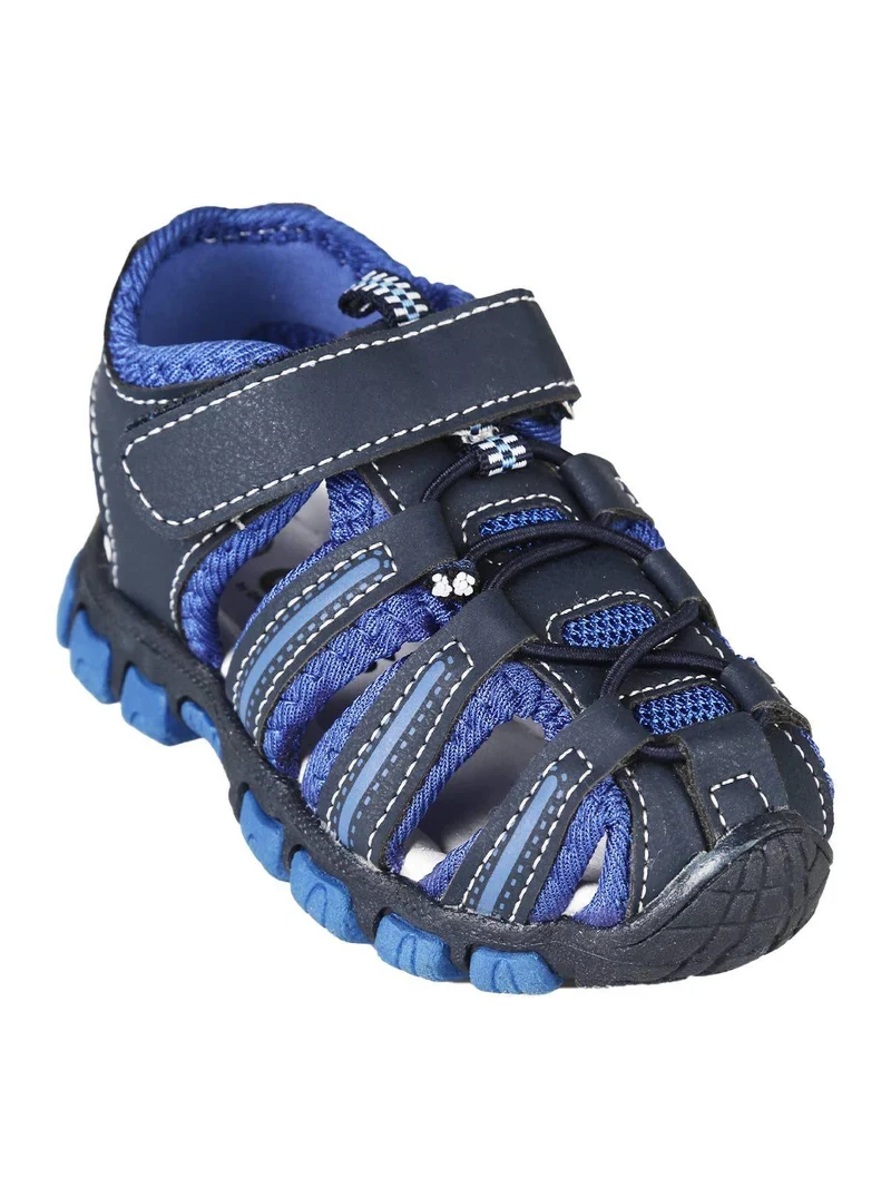 Sandali chiusi bambino con strappo - blu scuro