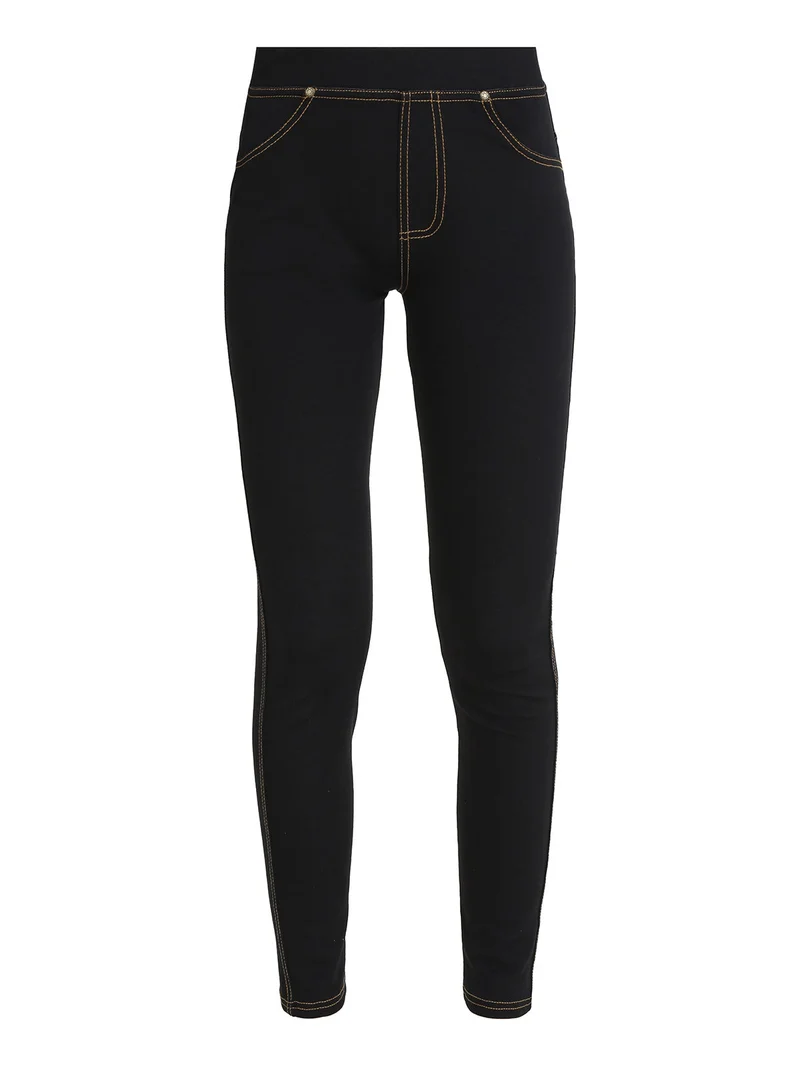 Jeggings da donna elasticizzati - nero