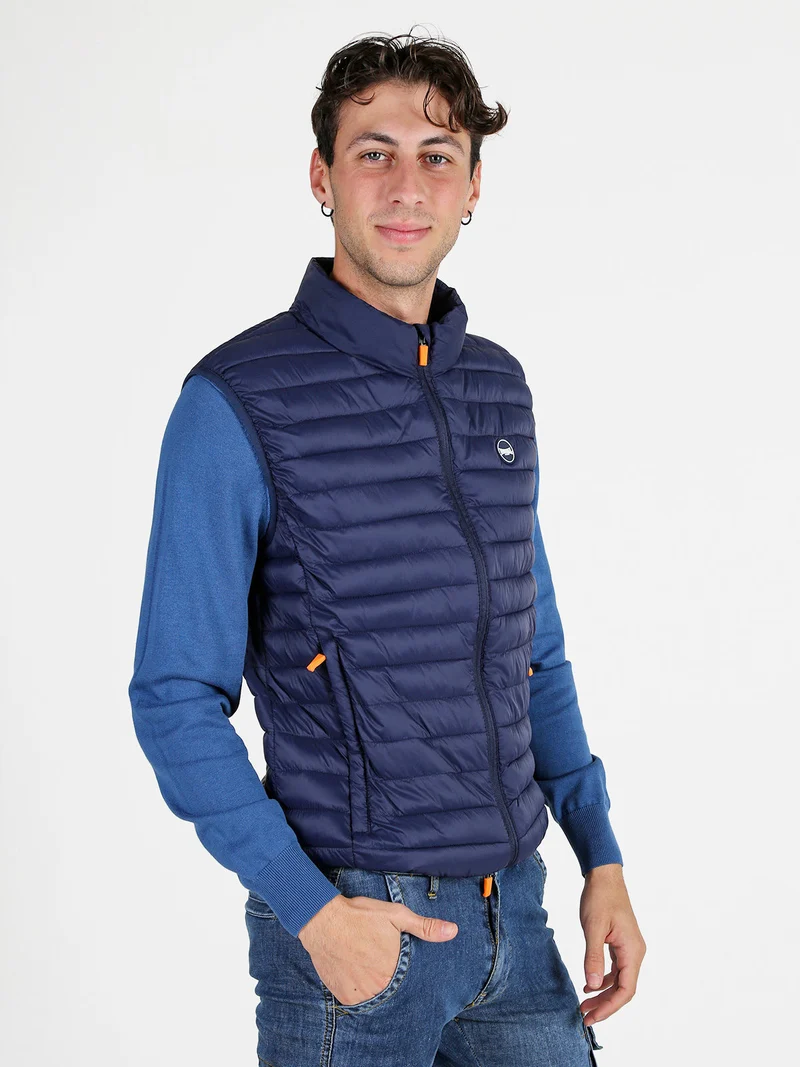 Gilet da uomo imbottito - blu scuro
