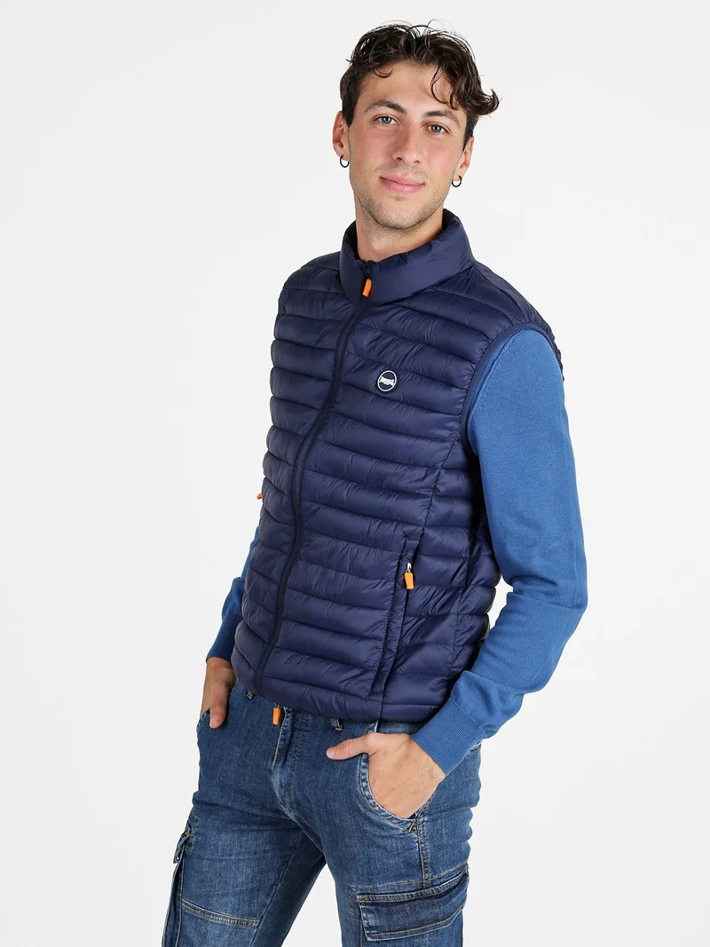 Gilet da uomo imbottito - blu scuro