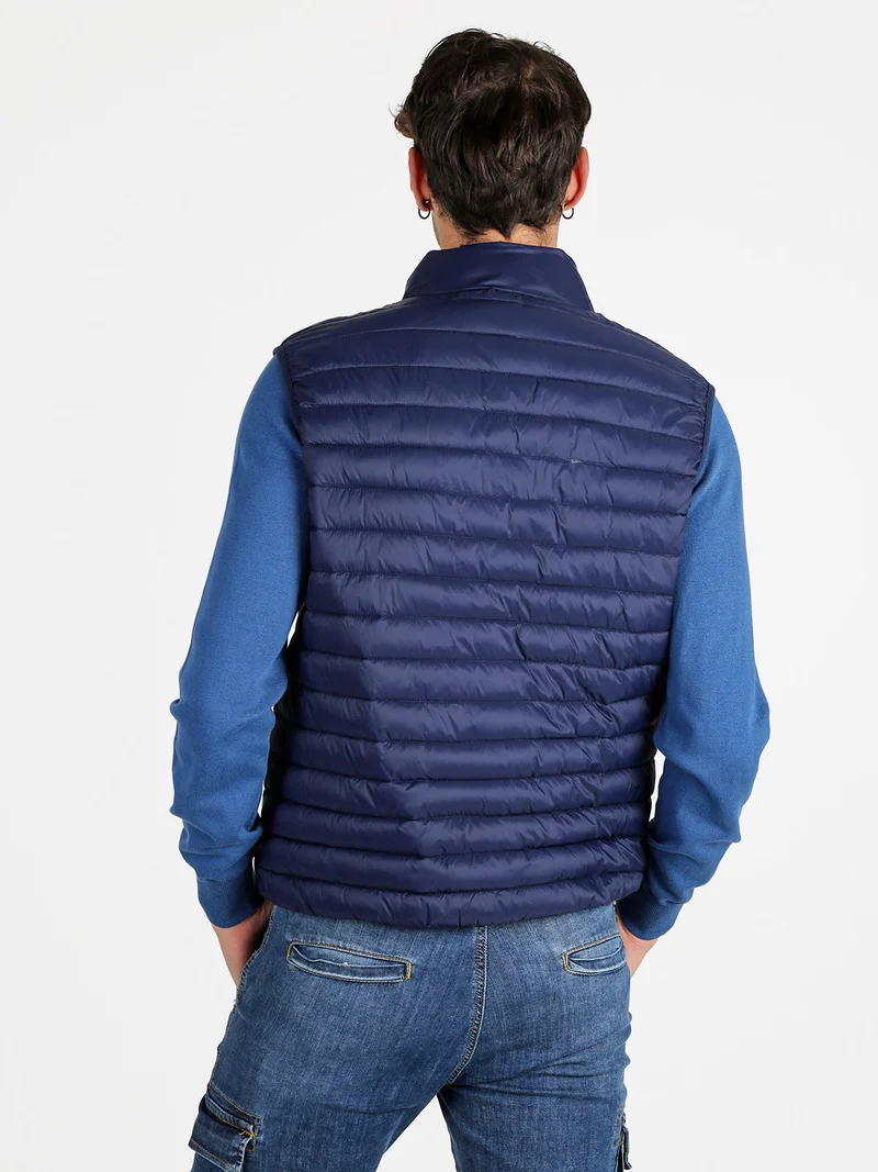 Gilet da uomo imbottito - blu scuro