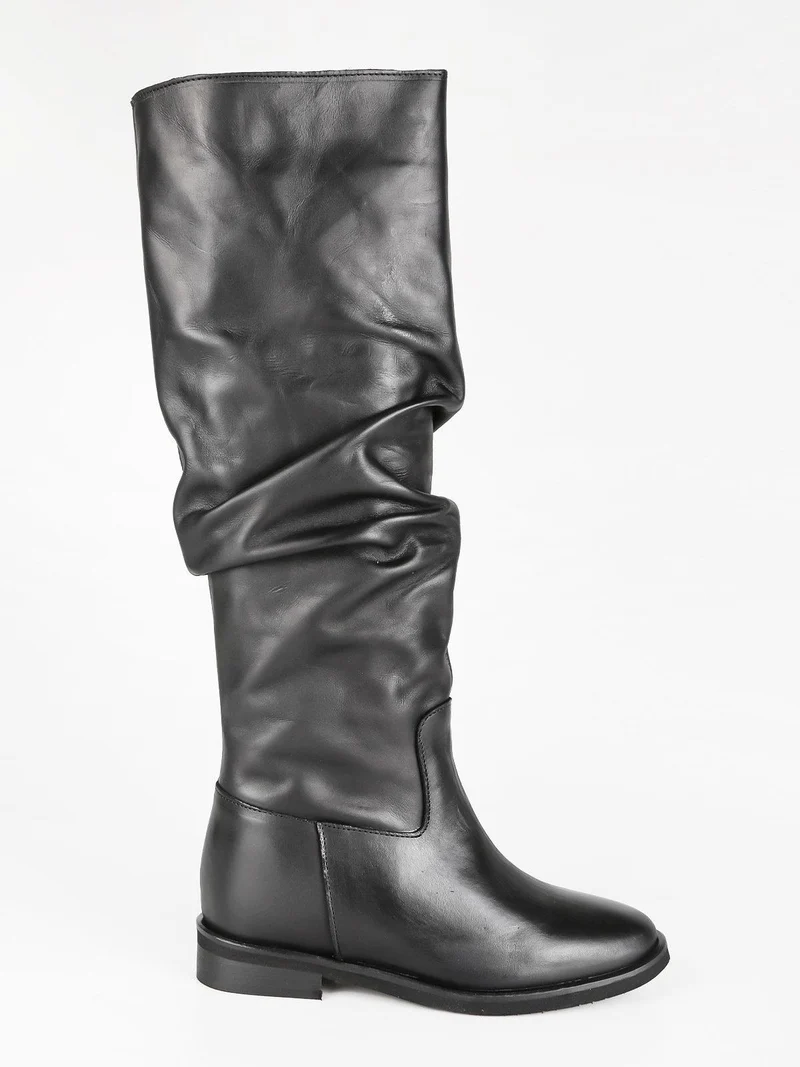 Stivali in pelle donna - nero