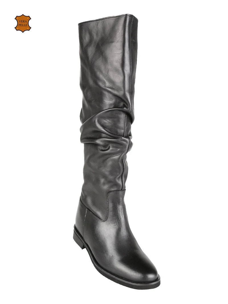 Stivali in pelle donna - nero